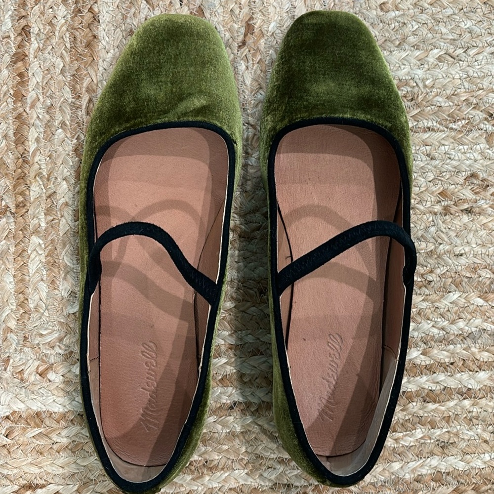 Madewell velvet sandals
